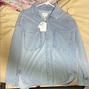 Z Supply Light Blue Denim Jean Jacket